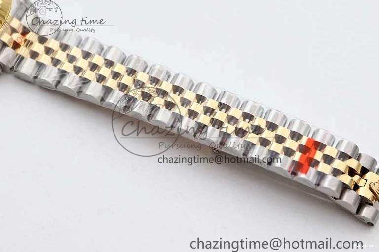 MiroTime 0420 Minimalist Datejust 28mm 279179 SS YG TWF Best Edition Gold Diamonds Markers Dial on SS YG Jubilee Bracelet NH 2141